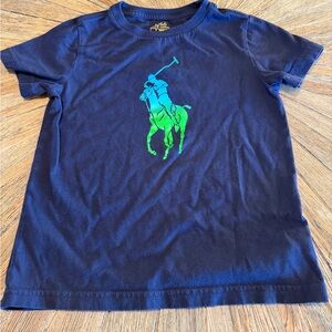 Polo Ralph Lauren kids size 5 classic big pony graphic logo polo player Tshirt